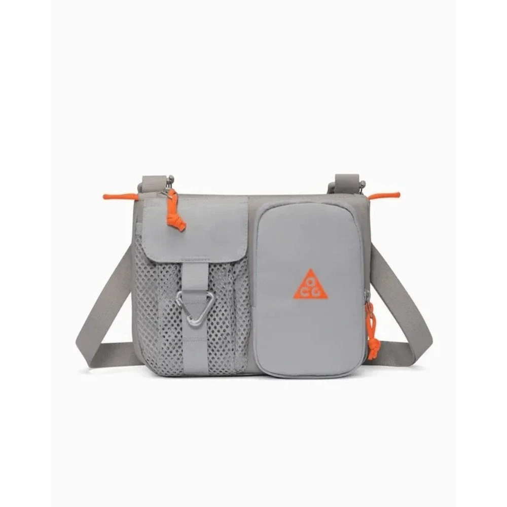 Nike ACG DAYMAX Cross-Body Bag HJ8180-009 Gray / Orange New